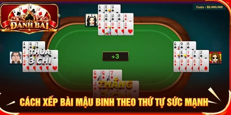 Hướng Dẫn Cách Xếp Bài Mậu Binh Chi Tiết Từ A–Z Cho Tân Binh Cách xếp bài mậu binh theo thứ tự sức mạnh