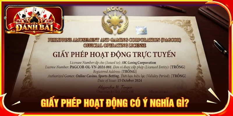 Vai trò của giấy phép hoạt động đối với tính minh bạch và trách nhiệm vận hành